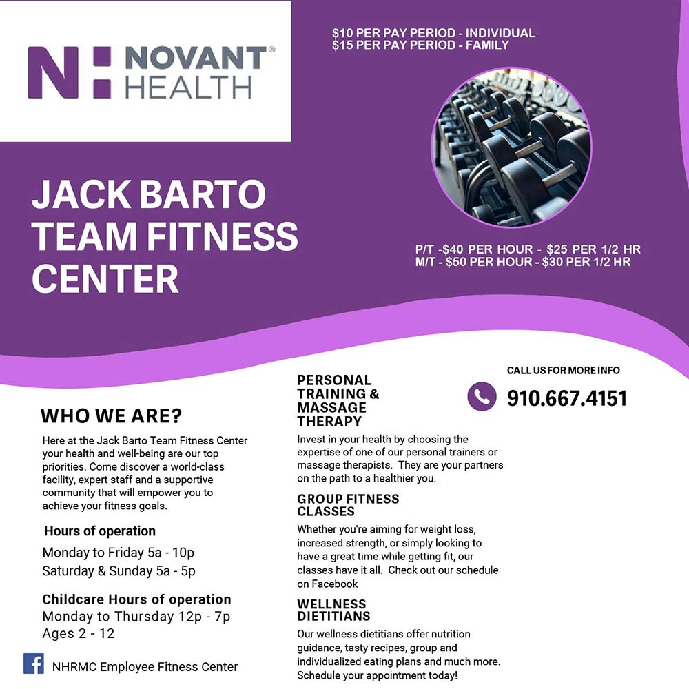 Novant Health Jack Barto Fitness Center